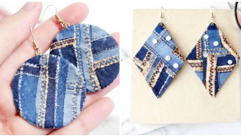 How to Make Denim Earrings: 8 Fun DIY Jewelry Ideas