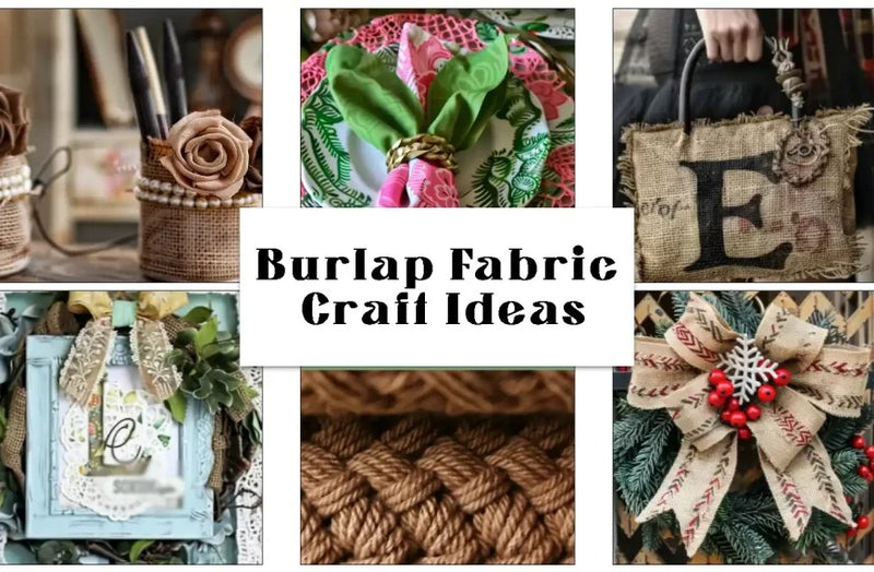 DIY Corner: 30 Burlap Fabric Craft Ideas to Beautify Your Life