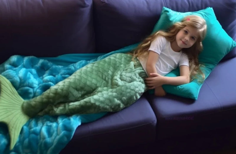 DIY Mermaid Tail Tutorial: 4 Steps to Make a Mermaid Tail Blanket