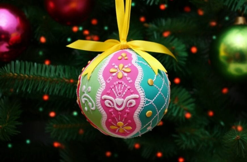 Personalize Your Tree: Easy No Sew Fabric Christmas Ornaments