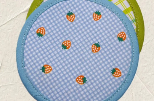 How to Hem Round Coasters: A Sewing Tutorial