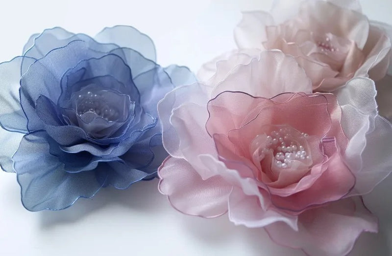 How to Make Organza Flowers: DIY Craft Project for All Ages