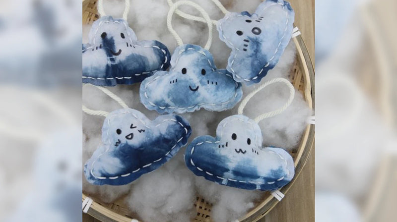 DIY Tie-Dyed Cloud Plush Toy: A Fun Craft Project