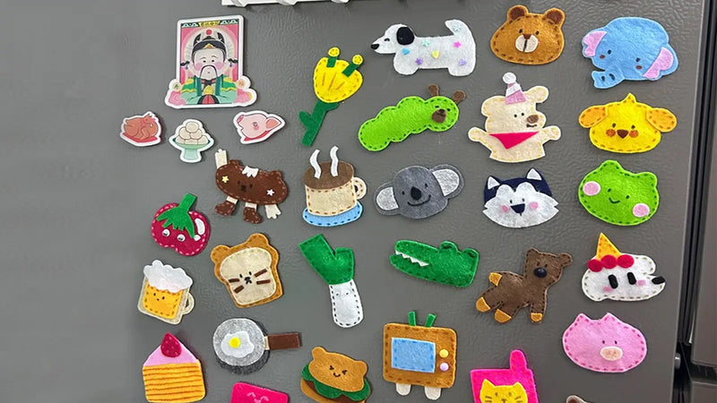 How to Make Felt Magnets for a Fridge: An Easy DIY Craft Tutorial