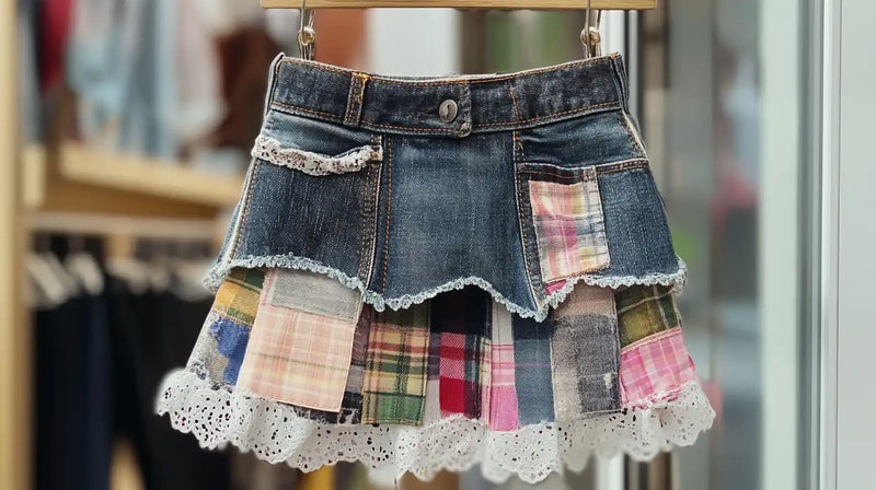 DIY Corner: How to Make a Patchwork Denim Skirt from Old Jeans