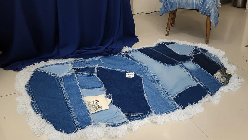 DIY Denim Rug