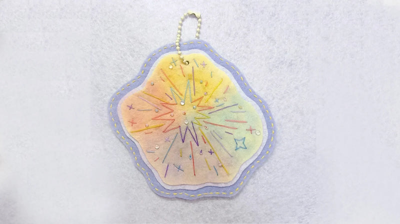 DIY Felt Ornaments: How to Make Felt Fireworks Ornaments