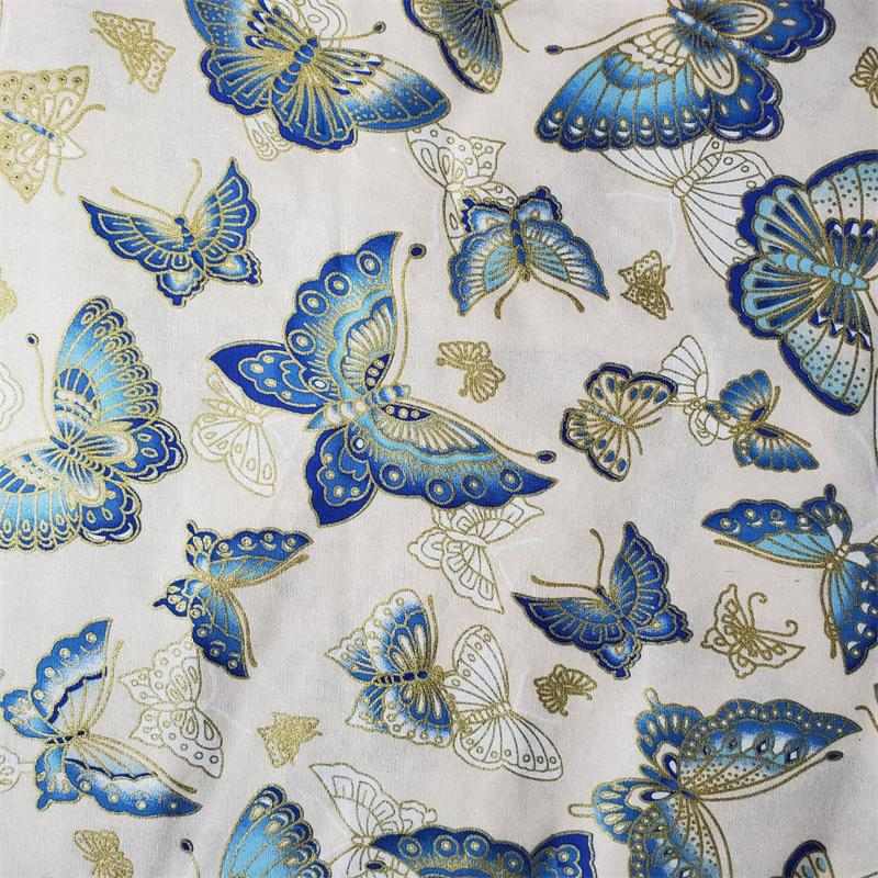 CottonButterflyFabricBytheYard