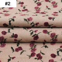 8WalesFloralCorduroyFabricBytheYard