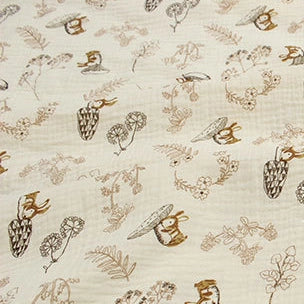 Animal Double Gauze Fabric By The Yard