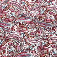 CottonPoplinPaisleyFabricByTheYard