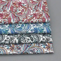 CottonPoplinPaisleyFabricByTheYard