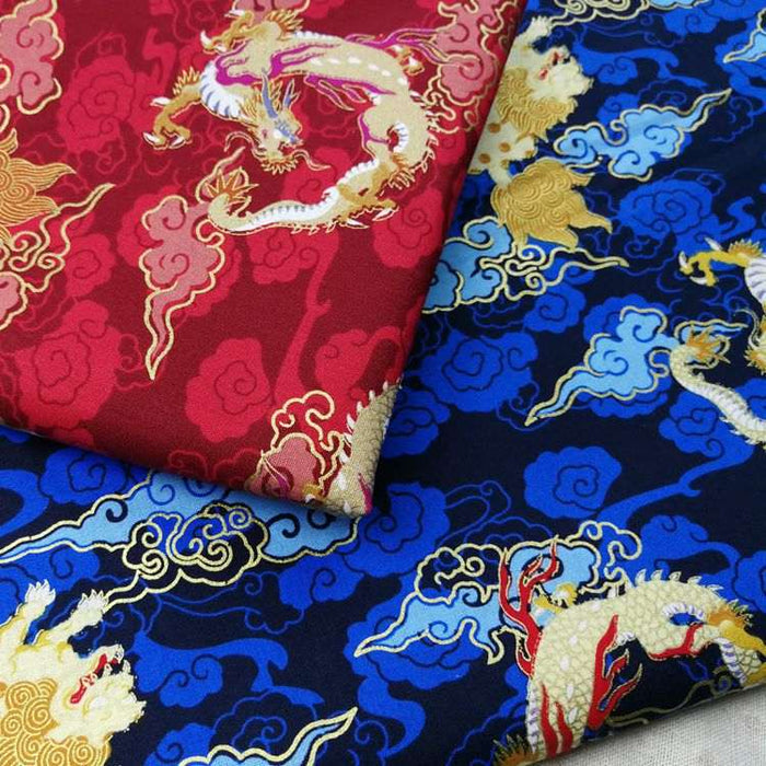 DragonJapaneseFabricBytheYard