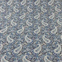 FloralPrintedCottonPaisleyFabricByTheYard