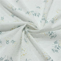 FlowerSwissDotFabricByTheYardWhiteDottedSwiss