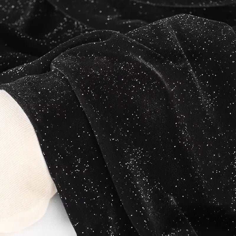 Glitter Velvet Fabric