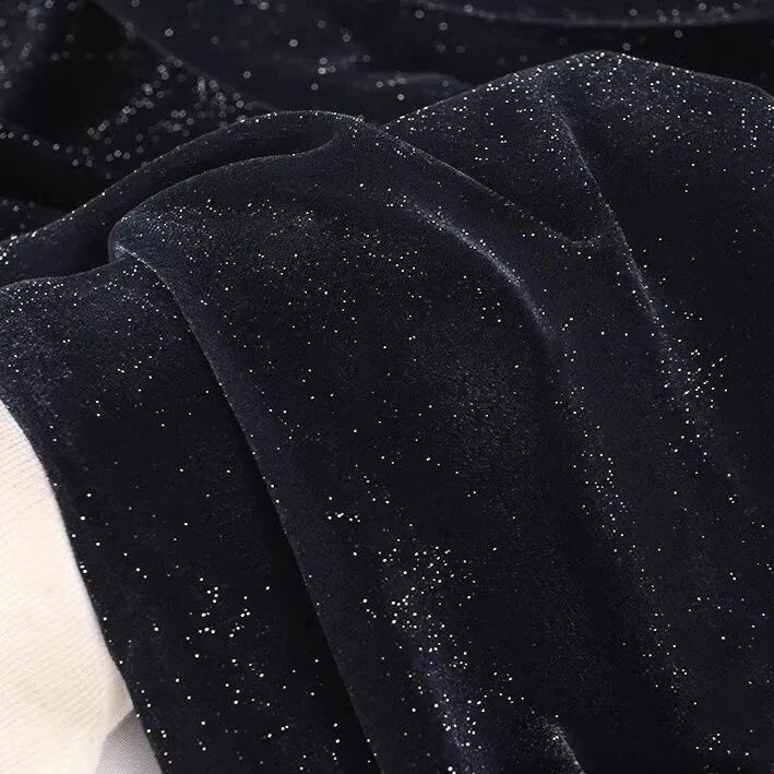 Glitter Velvet Fabric