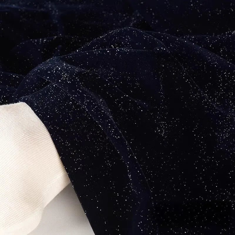 Glitter Velvet Fabric