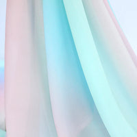 Gradient Ombre Chiffon Fabric By The Yard