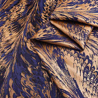 JacquardMetallicPeacockFabricByTheYard