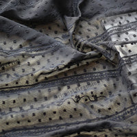 Jacquard Stripe Dot Chiffon Fabric By the Yard
