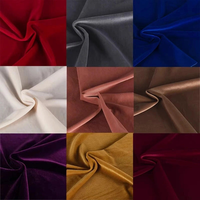 Matte Velvet Fabric By The Yard