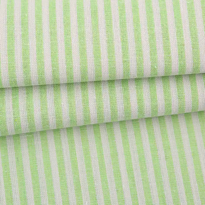 StripeCottonLinenFabricByTheYard