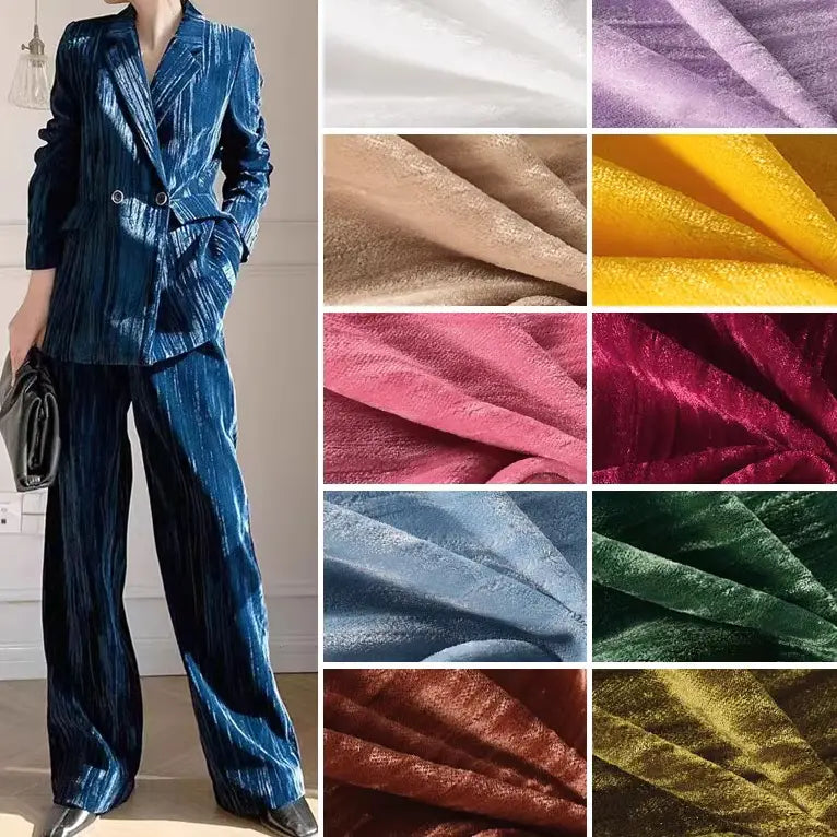 Textured Velvet Fabric