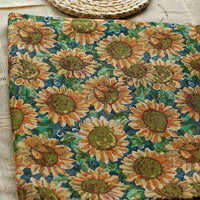 ThickSunflowerFabricBytheYard