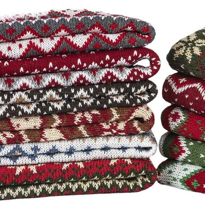 Knitted Polyester Christmas Fabric By The Yard-Longancraft