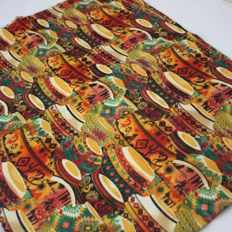 Retro Western Fabric By The Yard-Longan Craft