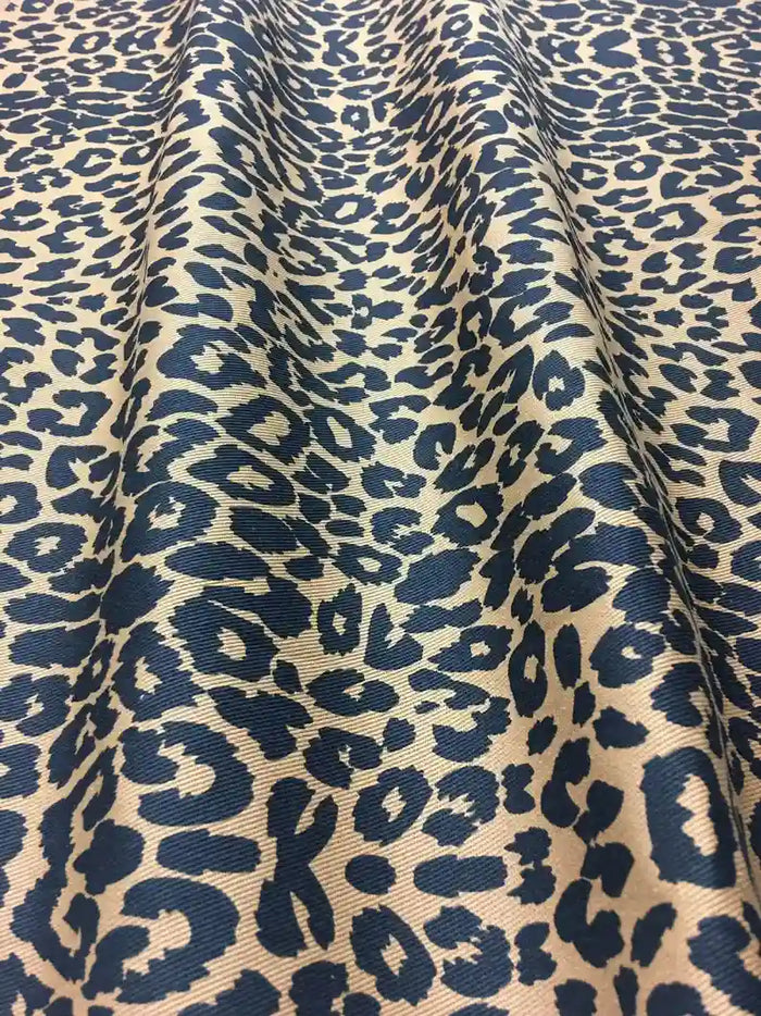 softcottonleoparddenimfabricbytheyard