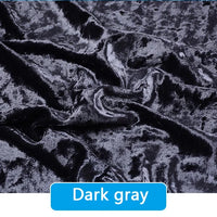 Crushed Velvet Fabric By the Yard|Soft Velvet Upholstery Fabric| 63" Wide Velour Fabric for Sewing & DIY Crafts