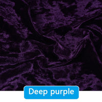 Crushed Velvet Fabric By the Yard|Soft Velvet Upholstery Fabric| 63" Wide Velour Fabric for Sewing & DIY Crafts