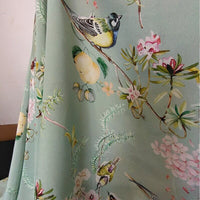 FlowersBird100SilkFabricBytheYard-2